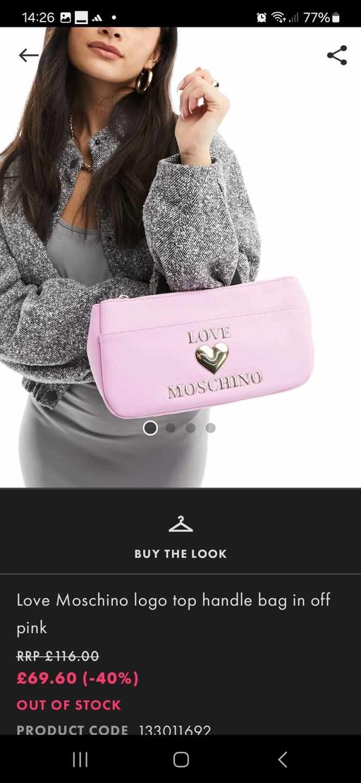 Buy & Sell Bedfordshire Bedford - Photos for love moschino bag