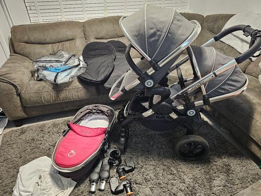 Buy & Sell Shropshire Telford and Wrekin - Photos for icandy peach 4 double pram