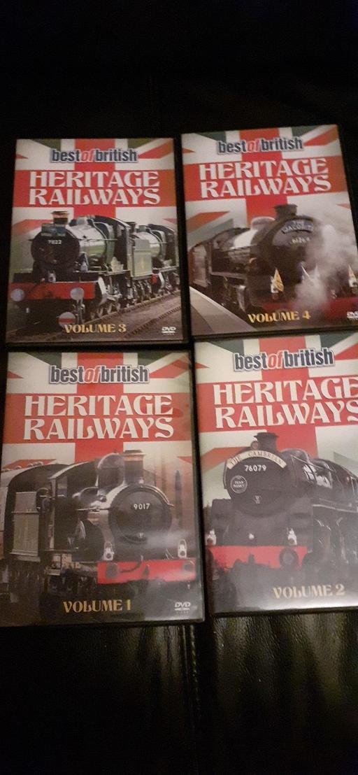 Buy & Sell Staffordshire South Staffordshire - Photos for 4 steam train DVDS