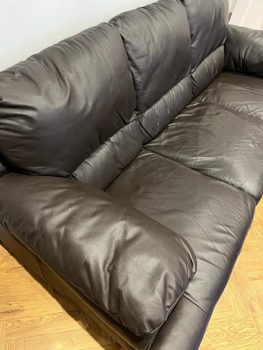 Buy & Sell Dorset Bournemouth, Christchurch and Poole - Photos for Leather 3 seater sofa