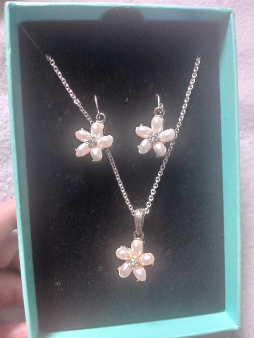 Buy & Sell Gloucestershire Tewkesbury - Photos for Silver necklace and earrings set