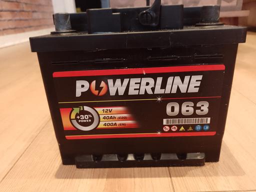 Vehicles Leicestershire Oadby and Wigston - Photos for Powerline Car Battery 063 40ah 400A