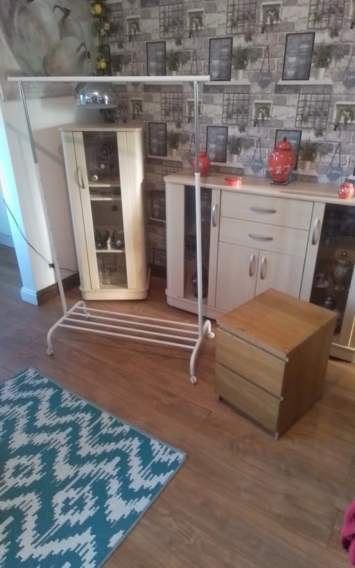 Buy & Sell Greater Manchester Wigan - Photos for BEDSIDE DRAWERS +NEW CLOTHES RAIL