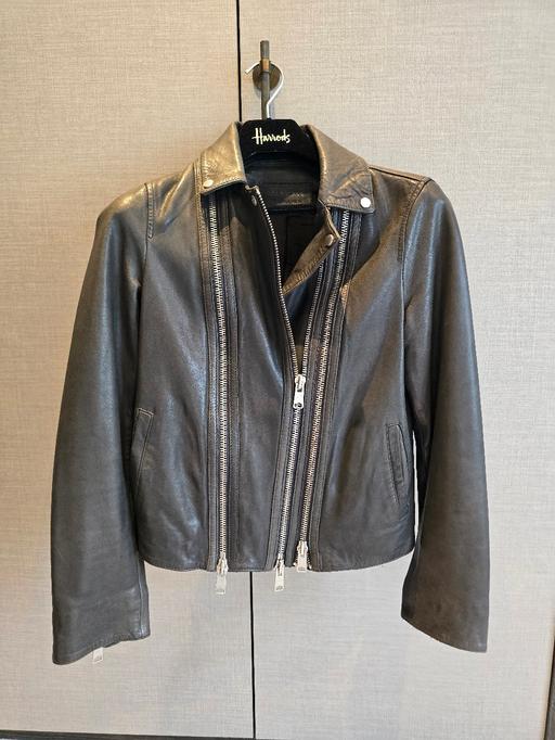 Buy & Sell Surrey Elmbridge - Photos for All Saints Ladies Leather Jacket size UK 10