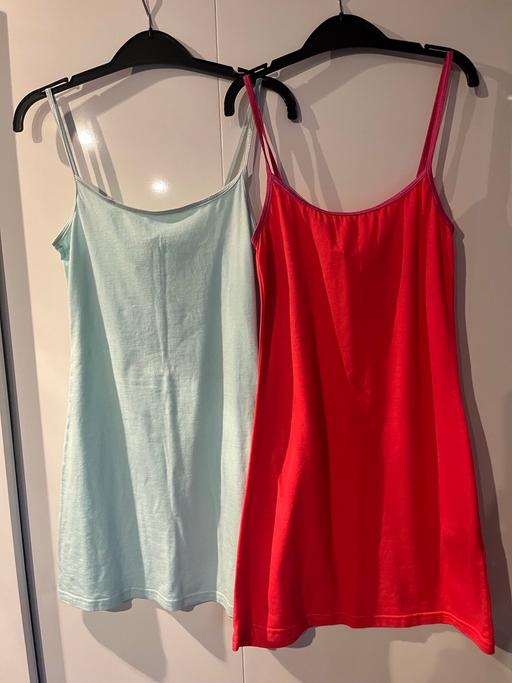 Buy & Sell West Sussex Worthing - Photos for New Look Aqua & Pink Strappy Tops Size XS