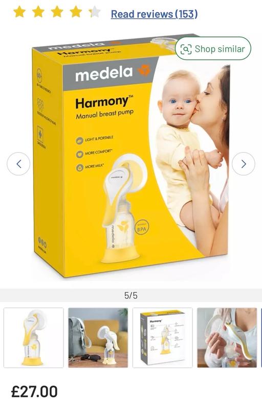 Buy & Sell Barking and Dagenham Barking - Barking and Dagenham - Photos for Medela Harmony