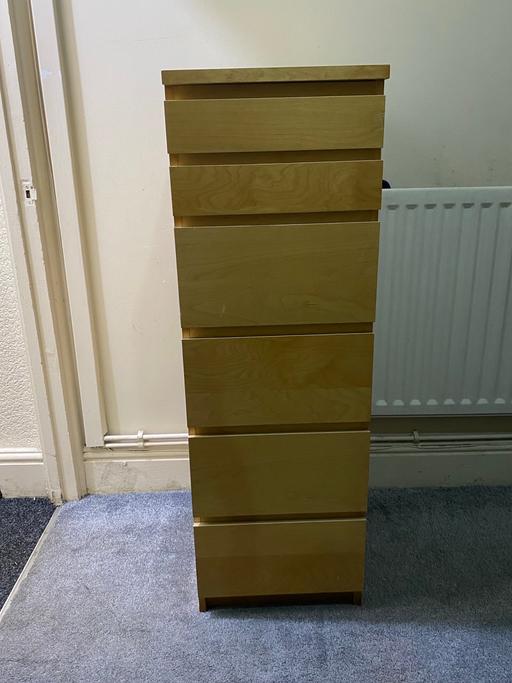 Buy & Sell West Midlands Birmingham - Photos for Ikea MALM, chest of 6 drawers, mirror glass,