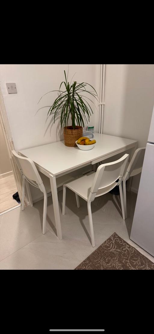 Buy & Sell North London Shacklewell - North London - Photos for IKEA VANGSTA/TEODORES Table and 4 chairs.