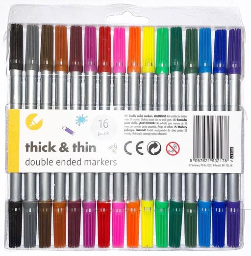 Classes West London Hillingdon - Photos for X16 Coloured Double Sided Marker Colour Pens