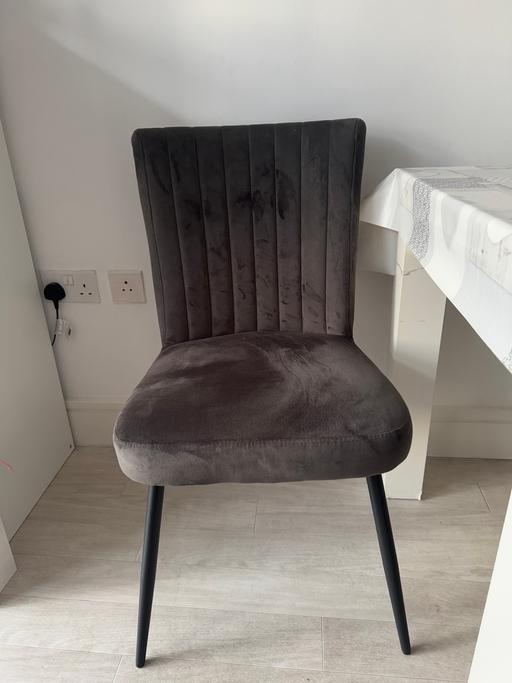 Buy & Sell East London Highams Park - East London - Photos for Charcoal Grey dining room chairs from Dunelm