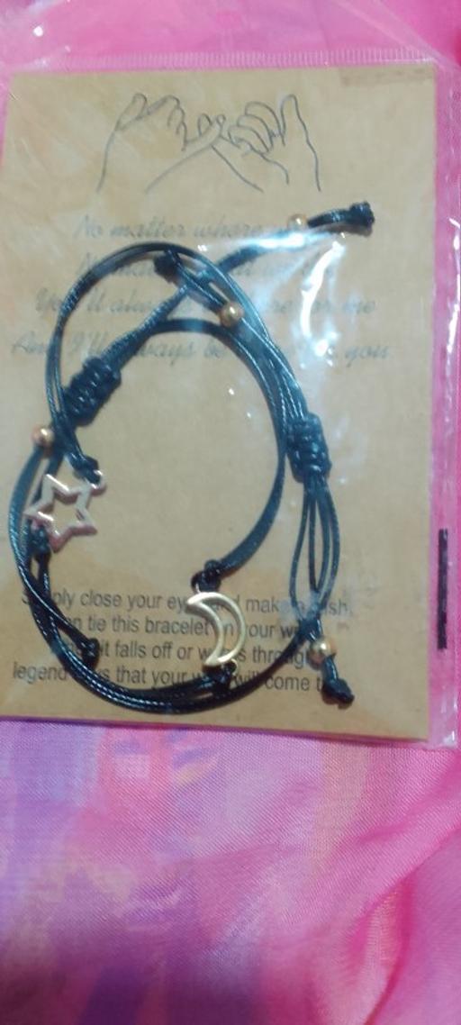 Buy & Sell East London Upton Park - East London - Photos for 2 pcs pinky promise moon star bracelet