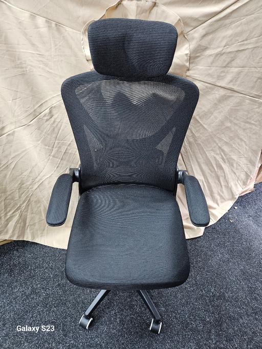 Buy & Sell West Midlands Birmingham - Photos for Mesh Back Office Chair with Armrest Swivel Ga