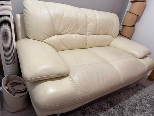 Buy & Sell South West London Kingston upon Thames - Photos for 2 seater white/cream sofa