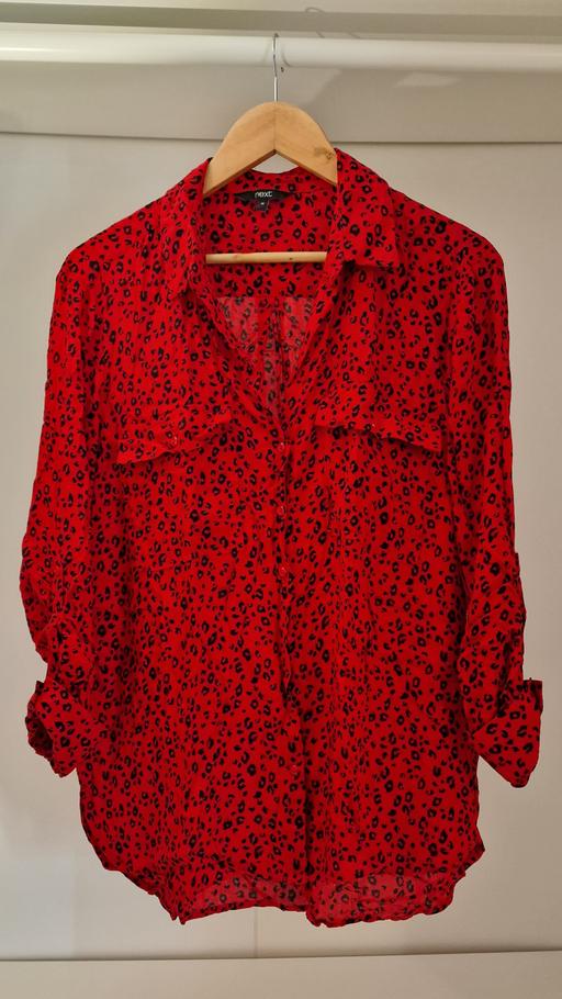 Buy & Sell Isle of Wight Guernsey - Photos for Red & Black Leopard Print Shirt / Blouse, 16