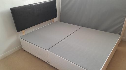 Buy & Sell West Midlands Sandwell - Photos for Double Divan Bed Base with Headboard