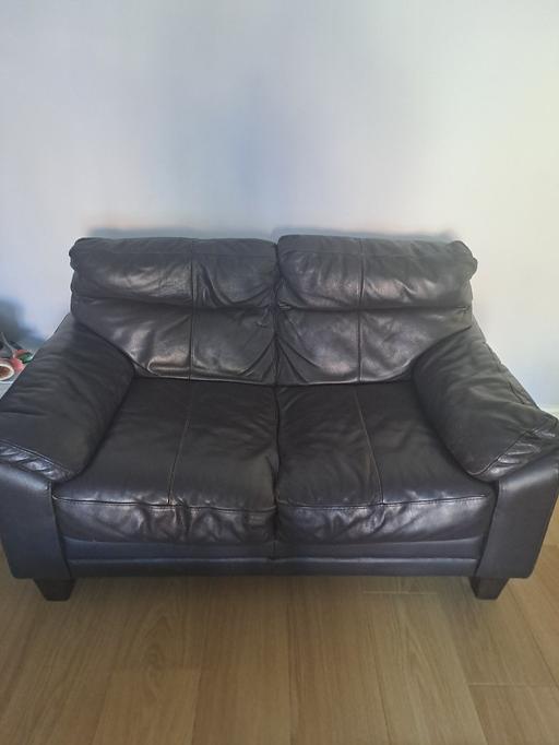 Buy & Sell West Midlands Dudley - Photos for Brown leather sofa