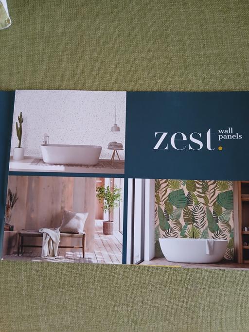 Buy & Sell Staffordshire South Staffordshire - Photos for 1 pack Bath/Shower Waterproof 'Zest' Panels