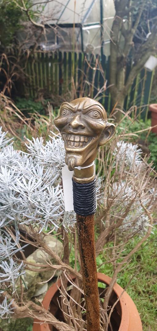 Buy & Sell Cornwall Saint Austell - Cornwall - Photos for solid brass jester head waking/hiking Stick