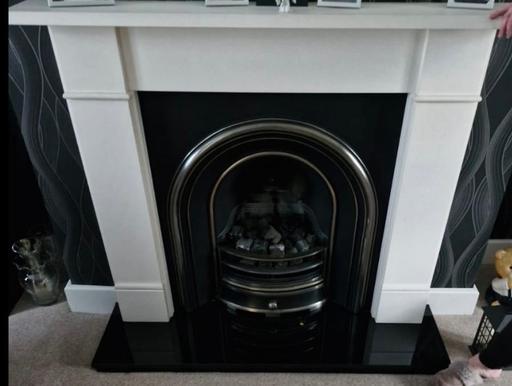 Buy & Sell West London Hillingdon - Photos for Marble Fire Surround & Coal Gas Fire