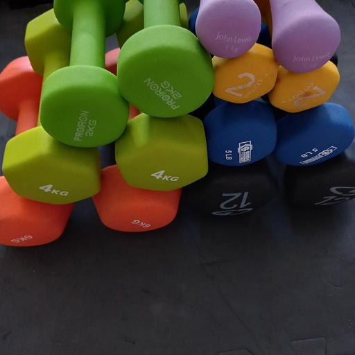 Buy & Sell West London Little Venice - W9 - Photos for Neoprene Coated Cast Iron Dumbbells - Gym