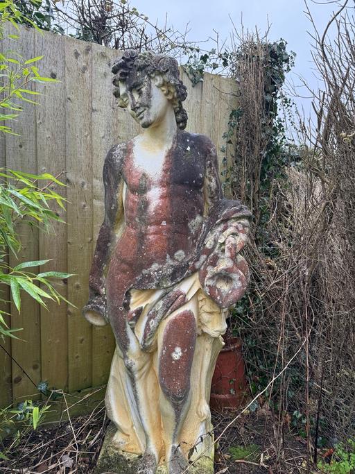 Buy & Sell Bedfordshire Luton - Photos for stone greek male with lion garden statue