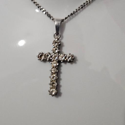 Buy & Sell Merseyside Liverpool - Photos for large 925 silver cross and necklace