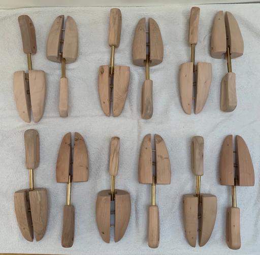 Buy & Sell South West London Raynes Park - South West London - Photos for 6 pairs XL natural wood shoe trees