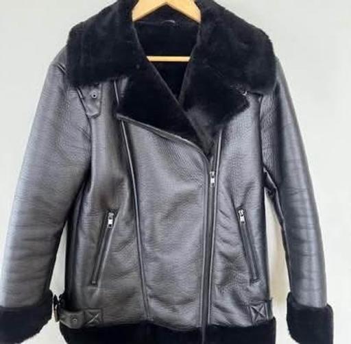 Buy & Sell Greater Manchester Manchester - Photos for M&S black Faux Fur leather Jacket