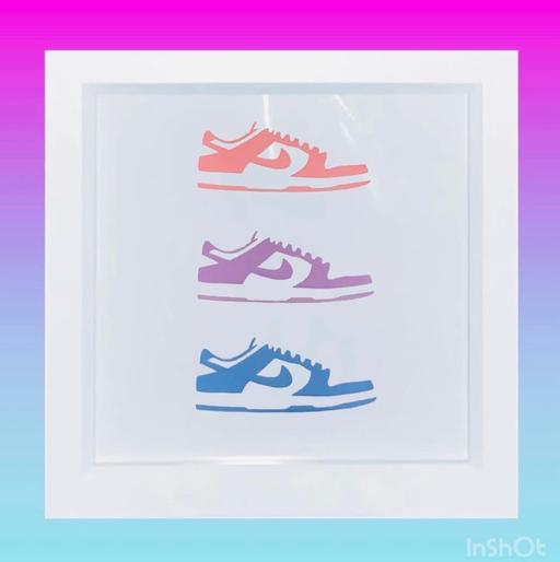 Buy & Sell Greater Manchester Rochdale - Photos for 👟Trio of Dunks - Decorative Box Frame!