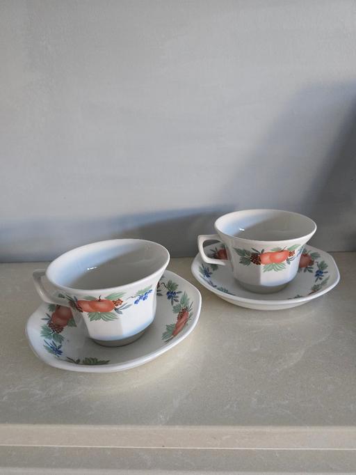 Buy & Sell West Midlands Sandwell - Photos for ADAMS nectarine 2 cups & saucers