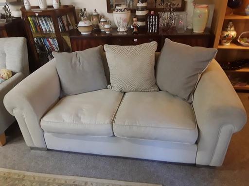 Buy & Sell Greater Manchester Tameside - Photos for Lovely beige large fabric two-seater sofa