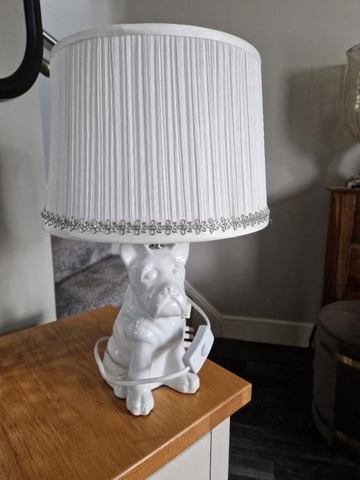 Buy & Sell South Yorkshire Rotherham - Photos for White dog lamp