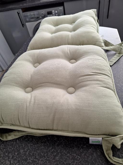 Buy & Sell Nottinghamshire Gedling - Photos for 2 sage green Cushion sets for chairs