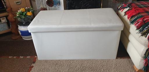 Buy & Sell West Yorkshire Leeds - Photos for SOFT CREAM LEATHER OTTERMAN STORAGE