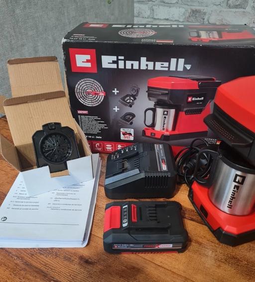 Buy & Sell West Midlands Birmingham - Photos for Einhell Coffee Machine, Battery & Charger