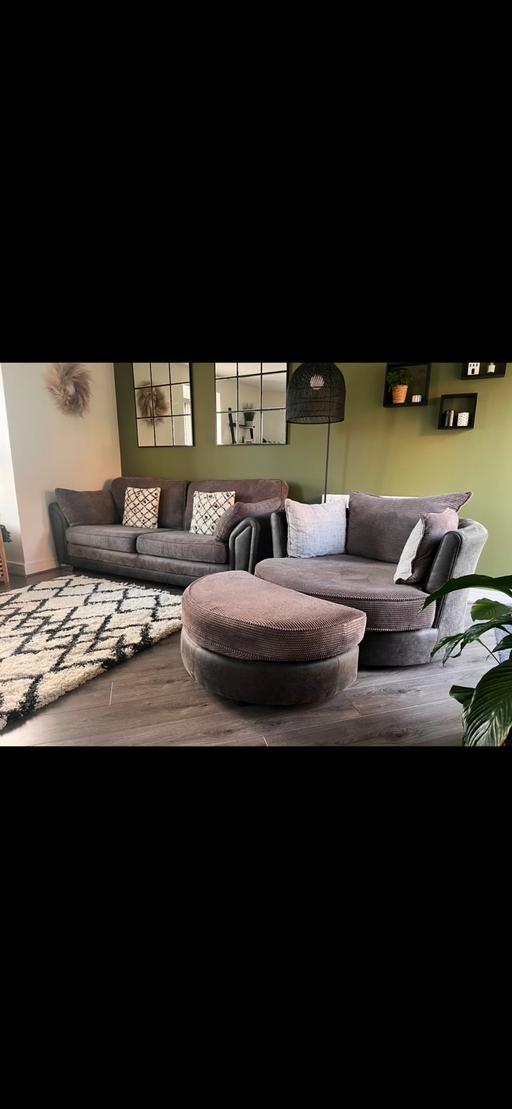 Buy & Sell Devon Torbay - Photos for DFS 4 Seater Sofa Large Swivel & Foot Stool