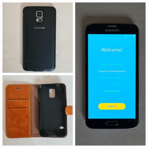 Buy & Sell West Midlands Walsall - Photos for Black Samsung S5 Neo 16GB with case