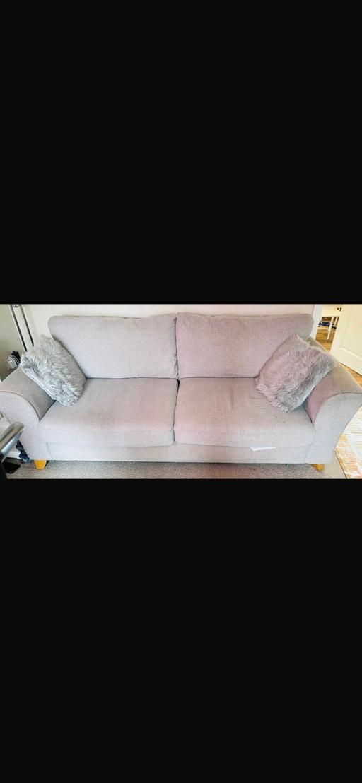 Buy & Sell West Midlands Birmingham - Photos for SCS 3+2 sofa light grey excellent condition