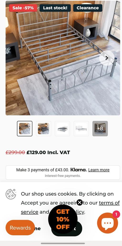 Buy & Sell Greater Manchester Tameside - Photos for European double bed bnib