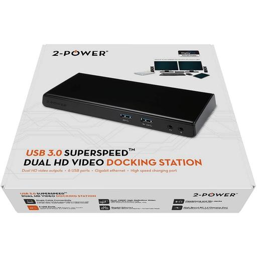 Buy & Sell West Northamptonshire Overstone Park - West Northamptonshire - Photos for 2-Power USB 3.0 Dual Display Docking Station