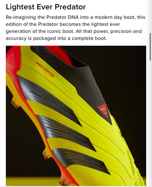 Buy & Sell Brent - Photos for Adidas Predator Elite Laceless Football Boots