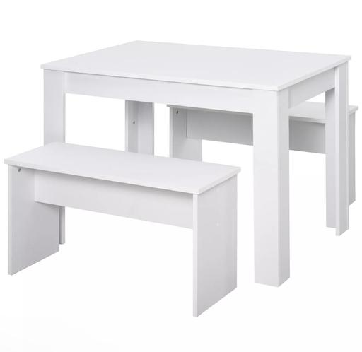 Buy & Sell East London Highams Park - East London - Photos for New White Modern Dining Table & Chairs