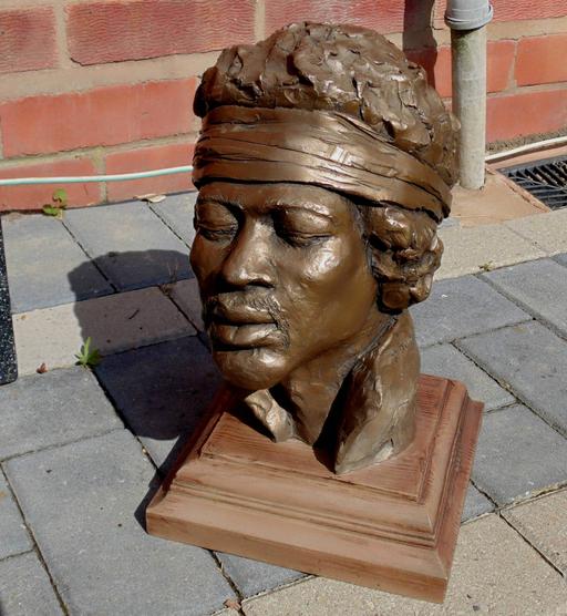 Buy & Sell West Midlands Sandwell - Photos for (1049) Jimi Hendrix bust by Paul Jenkins