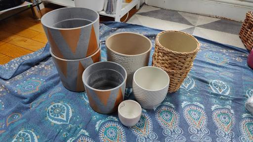 Buy & Sell South West London Woodlands - South West London - Photos for IKEA plant pots X3 big X4 medium X1 small