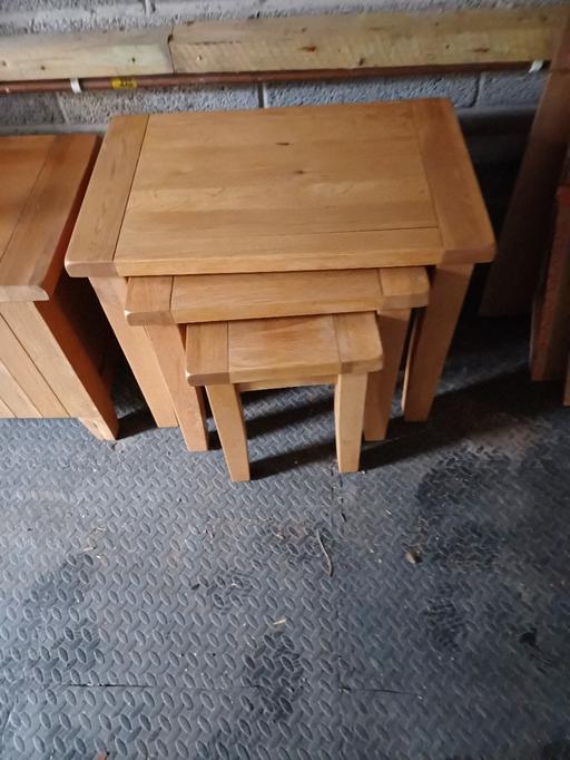 Buy & Sell Somerset Edingworth - Somerset - Photos for Nest of 3 Oak Coffee Tabes