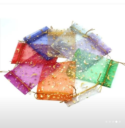 Buy & Sell West Midlands Wolverhampton - Photos for 10 pcs multicoloured drawstring organza bags