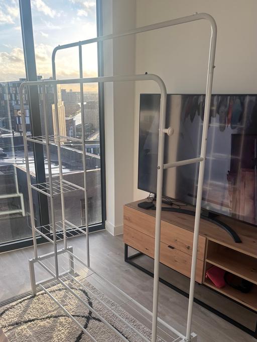 Buy & Sell Greater Manchester Salford - Photos for Double clothing rail with shelving.