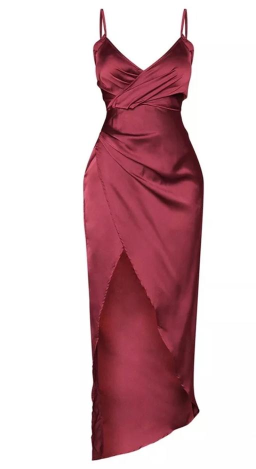 Buy & Sell South East London Greenwich - Photos for Burgundy satin dress