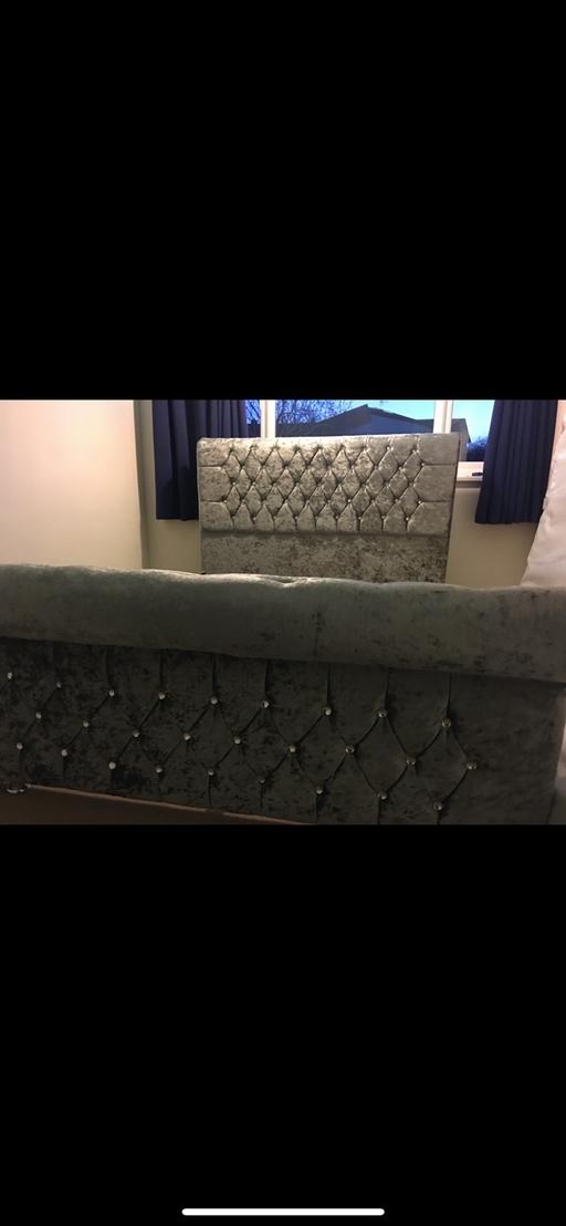 Buy & Sell Cardiff Tremorfa - Cardiff - Photos for King Size Bed + Mattress + Bed-frame