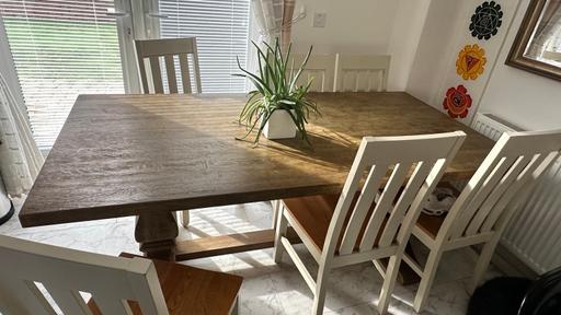 Buy & Sell Warwickshire North Warwickshire - Photos for Solid Oak table & chairs